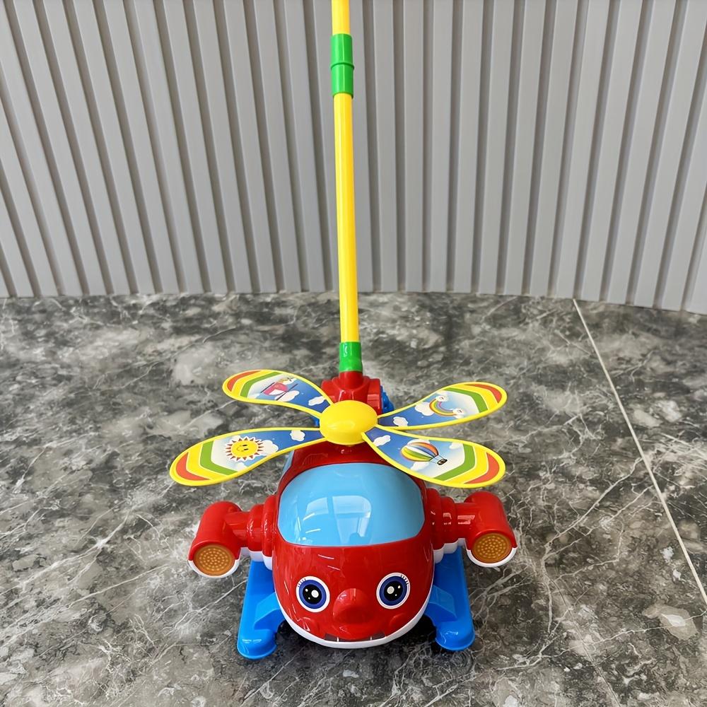 Baby Walker Toy Hand Push Toddler Toy Plane Car Toy Push Along Walking Toy for Kids Children Boys Girls Outdoor