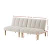 2-Seater Sleeper Sofa 167CM – Folding Sofa Bed with 3-Way Adjustable Backrest, Space-Saving Sleeper Couch for Living Room & Office
