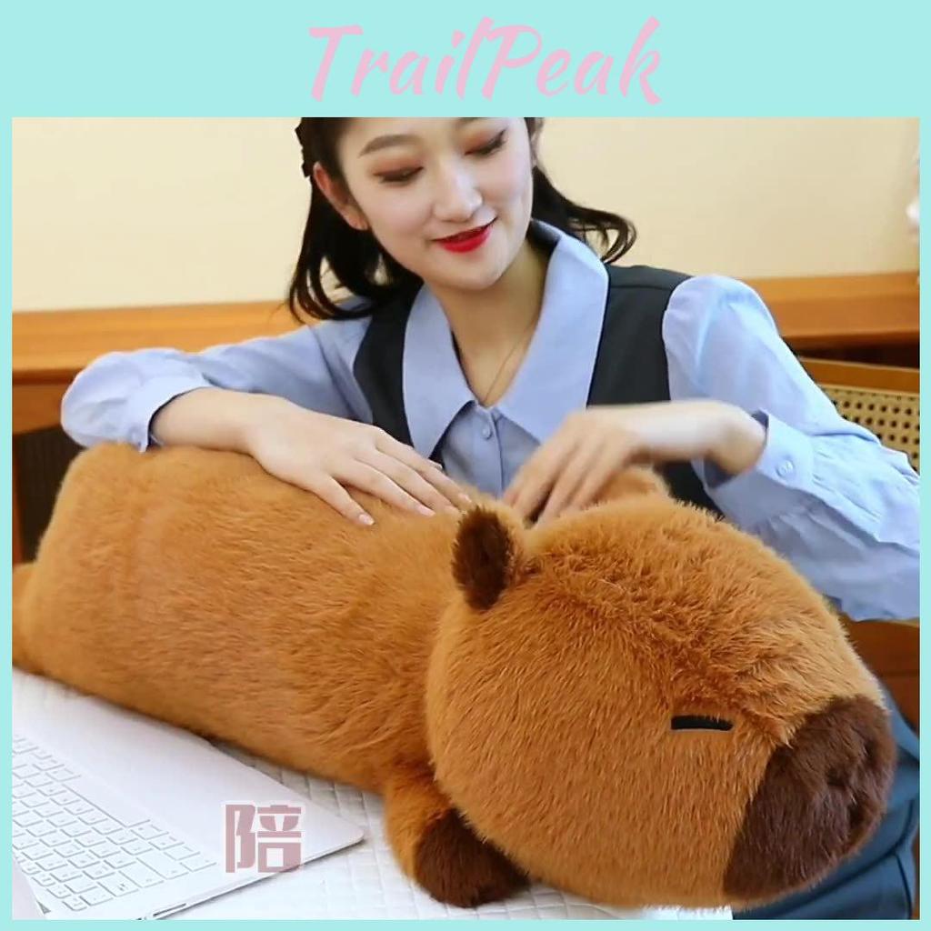 Capybara Plush Toy Pillow Cartoon Animal Stuffed Doll Bedroom Gift Decoration