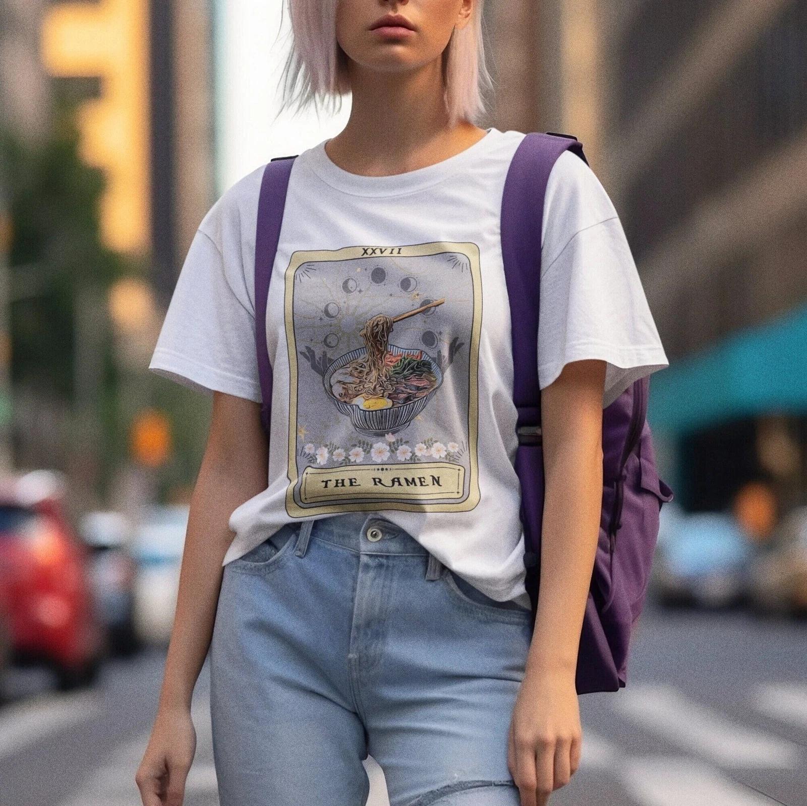 Ramen Tarot Card Shirt, Japanesse Food 4XL