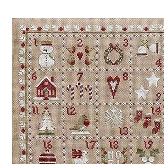 Weihnachts-Adventskalender Kreuzstich-Set 25 Tage Countdown bis Weihnachten Stick-Set Weihnachtsgeschenke für Erwachsene
