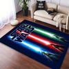 Star Wars Galaxy Printed Rug Non-Slip Floor Mat for Living Room Bedroom Kids Room Home Decor