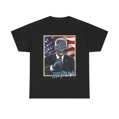 Joe Biden T-Shirt Es Lebt Lustiger Zombie Biden Unisex Schweres Baumwoll-T-Shirt