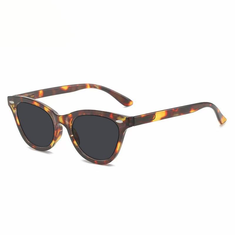 Fashion Gray Lenses Myopia Glasses for Women Trendy Casual Outdoor Sunglasses with Minus Diopters Cat Eye Anti-UV Eyewear Men