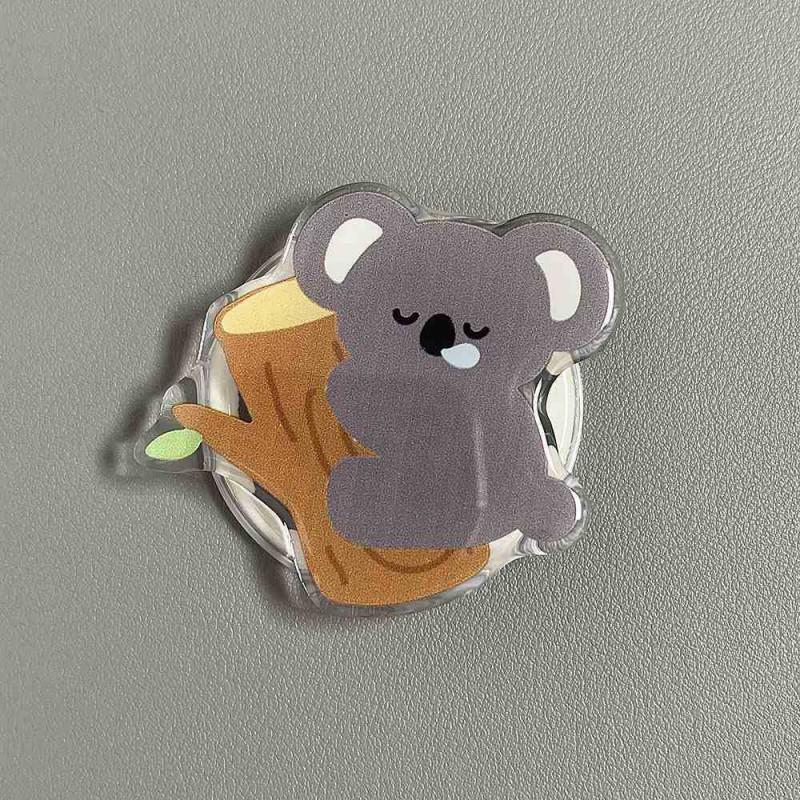 Magnetic Phone Stand Cartoon Koala Elephant Dog Collection Reusable New Telescopic