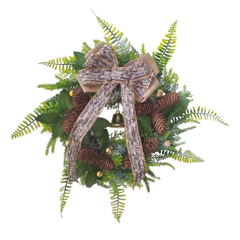 

Рождественская Цветочная Гирлянда Украшение Окна Открытый Осенний Венок