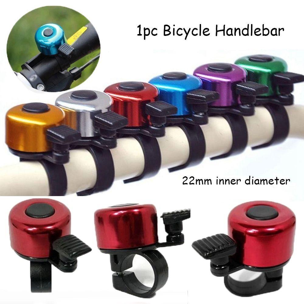 Protective Aluminum Alloy Cycling Bicycle Handlebar Safety Bike Bell Metal Ring Horn Sound Alarm