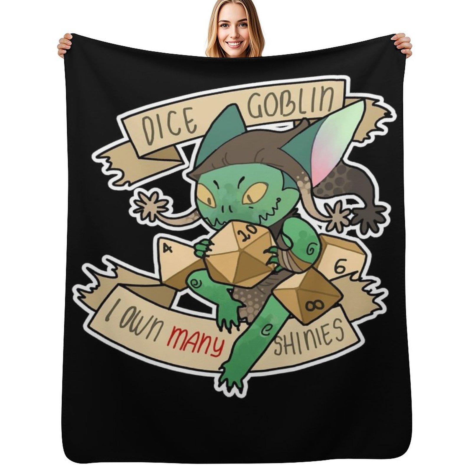 DICE GOBLIN 1 Throw Blanket Luxurious Soft Blanket Holiday Gift for Family 102x76cm(40x30in)