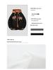 Men's Casual Hooded Jacket - Spring/Autumn 2025 Trendy Embroidered Baseball Style, Fake Two-Piece Design for Couples