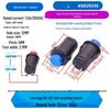 Round Button DS-427/428 Pushbutton Switch: 12-Unlocked, Self-Resetting, Locking/Momentary 