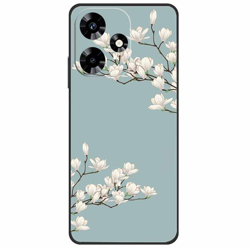 For Infinix Hot 30i NFC Case X669D Silicone Wolf Lion TPU Soft Fundas For Infinix Hot 30i X669C Hot30i 2023 Protector Black Capa