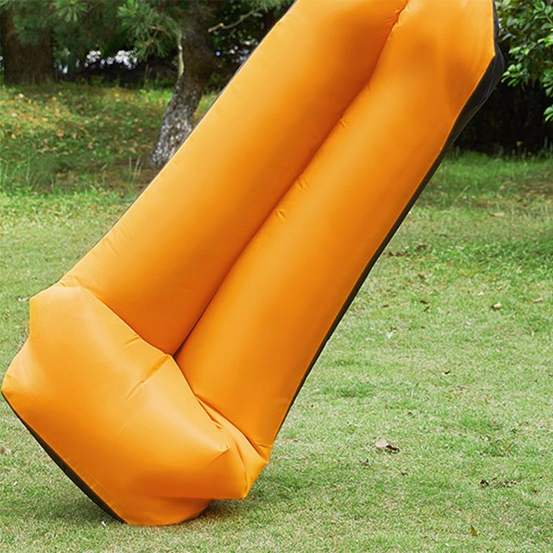 No Pump Needed Lounger Portable Air Sofa with Pillow Portable Camping Lounger Waterproof Blow Up Couch for Camping Beach Backyar