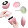 Silicone Suncream Roller Applicator Refillable Stitching Color Sunscreen Lotion Applicator Oval Roll On Sponge Applicator Travel
