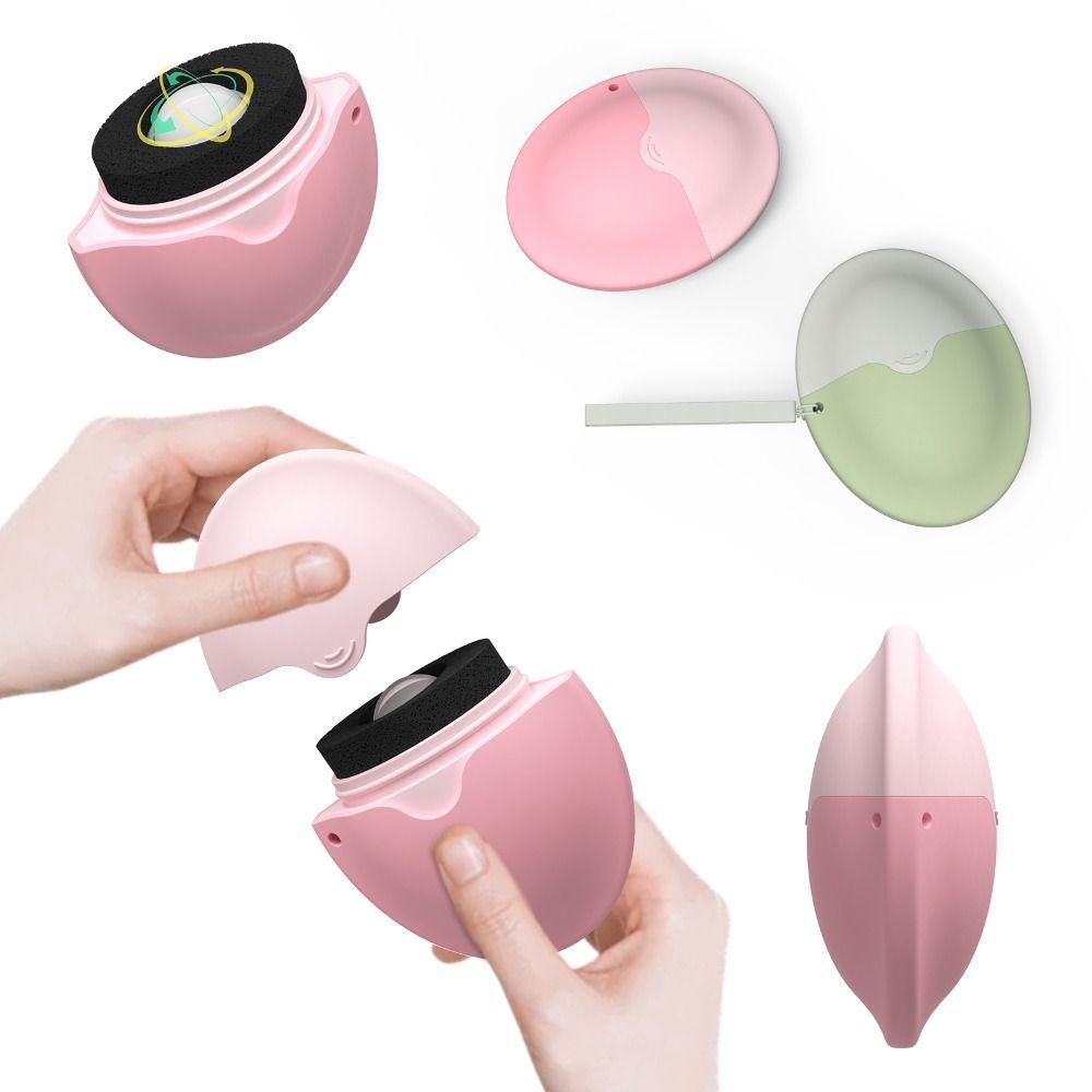 Silicone Suncream Roller Applicator Refillable Stitching Color Sunscreen Lotion Applicator Oval Roll On Sponge Applicator Travel