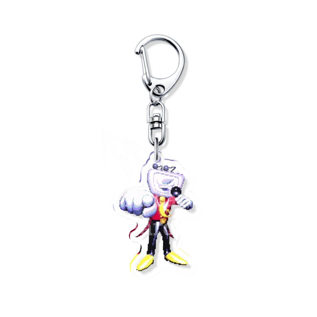 Deltarune Tenna Kris Lovely Acrylic Keychain Game Related Products Key Chain Jewelry Friends Gift Bag Charms Souvenir Pendant