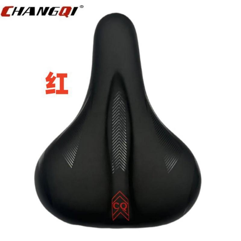 Comfortable Bike Saddle Thick Silicone Cushion Mountain Road Bikes