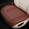 GM Full Surround Non-Slip Wear-Resistant Car Seat Cushion Set - Breathable Nappa Leather, All-Season, Three-Piece
