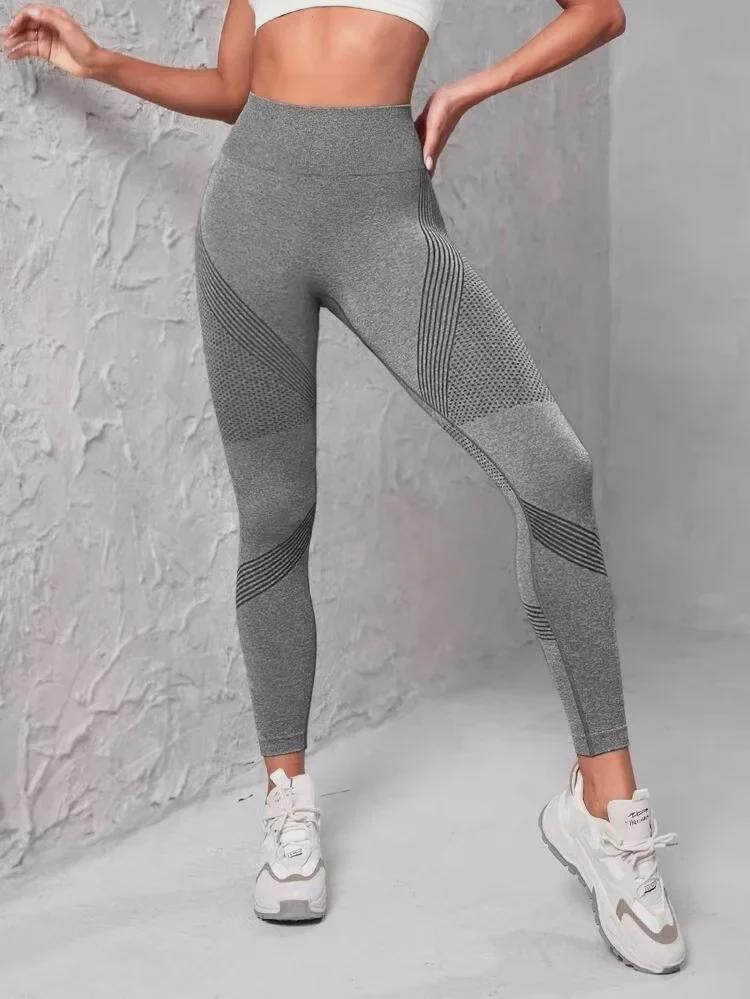 2025 High Waist Solid Color Hip-Lifting Yoga Pants for Women