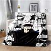 J-Jujutsu Kaisen Cartone Animato Anime Plaid Coperta Bambini Super Morbida per Divano Viaggio Divano Picnic Coperta in Flanella Regalo di Compleanno