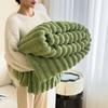 Solid Color Throw Blanket Spandex Conditioning Quilt New Warm Blanket  Home Office