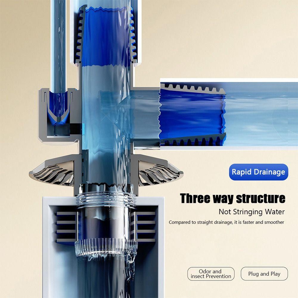 Anti-odor Sewer Drain Connector Multi Functional Hose Adapter Washing Machine Drain