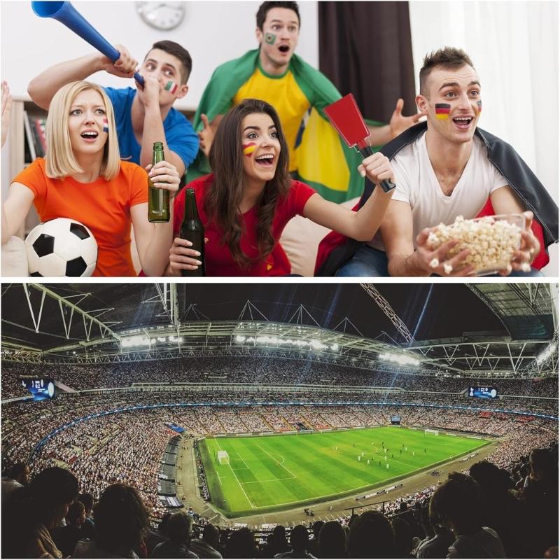 Cowbell with Handle Noise Maker Cheering Bells School Bells Hand Call Bells Handheld Cow Bells for Footballs Game Party