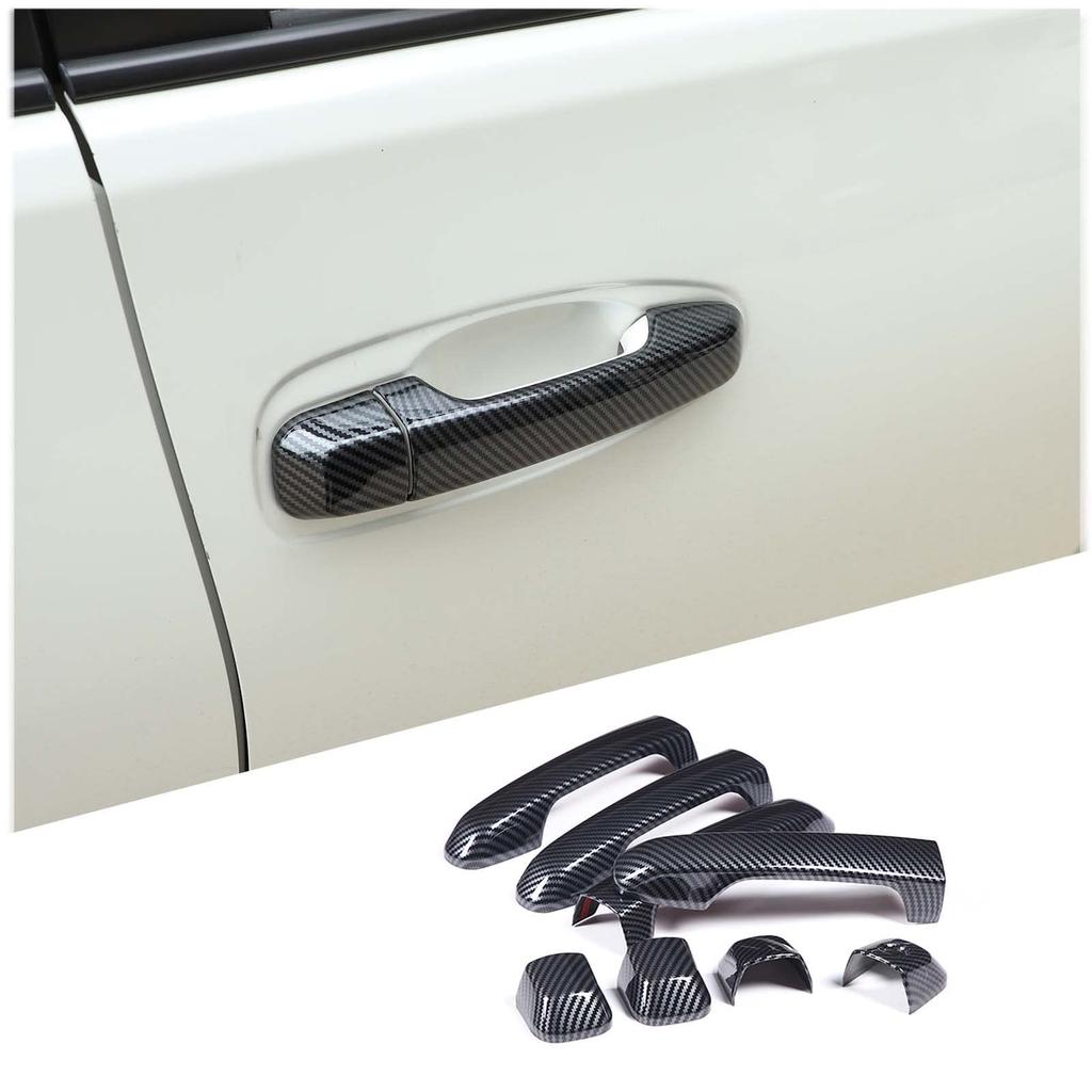 Sauicemy Exterior Door Handle Cover Trim for Toyota Land Cruiser Prado FJ150 150 2010