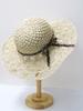 Handwoven Straw Sun Hat – Women’s Summer Wide-Brimmed Foldable Panama Hat with Bow Accent, UV Protection for Beach & Outdoor Wea