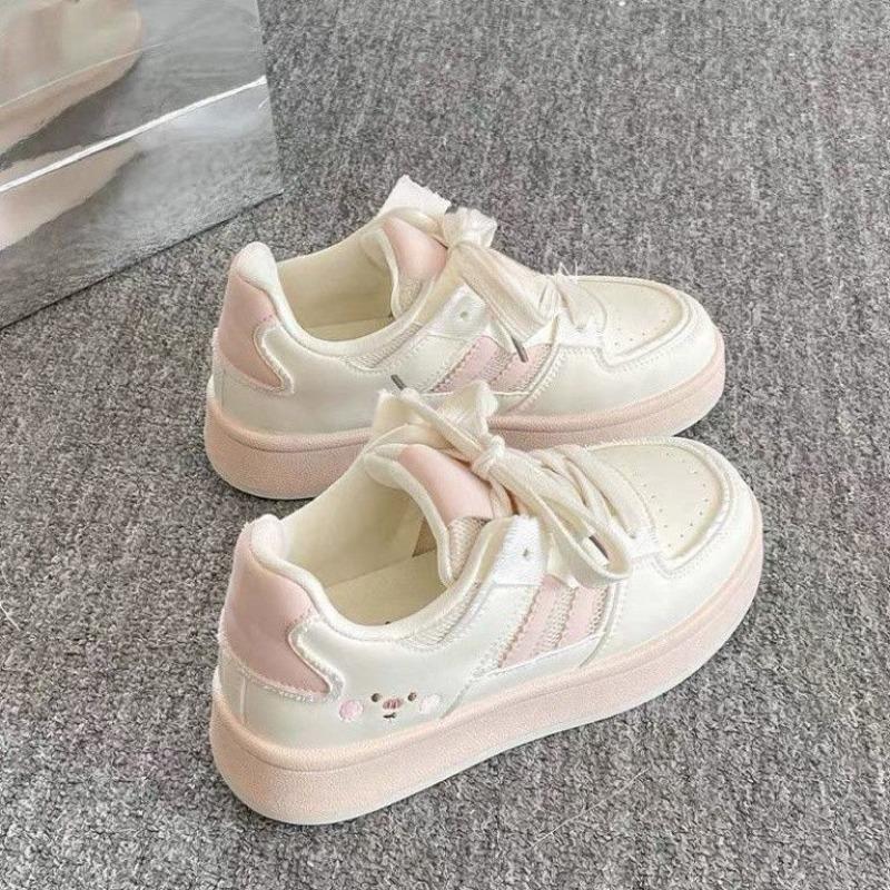 Dopamine Platform White Shoes Children's Tide Versatile Niche Bread Shoes Casual Board Shoes Spring and Summer Women's Shoes