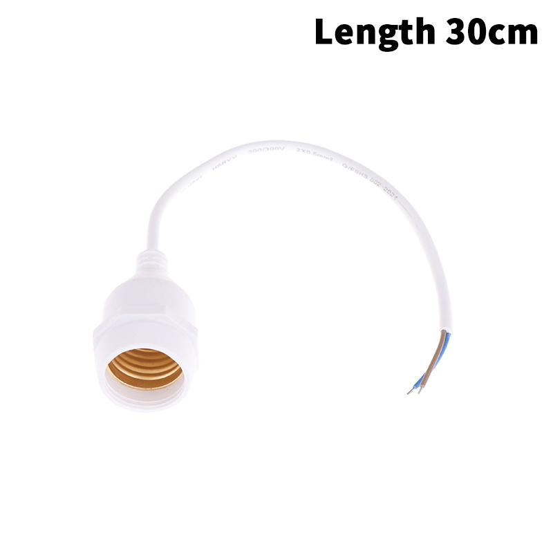20/30/50/100/200Cm Outdoor Waterproof E27 Lamp Holder With Power Cord Socket Industrial Farm Screw String Lamp Connector