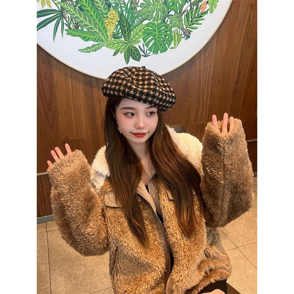 Damenhüte Neue Ankunft Modischer Vielseitiger Baskenmütze Damen Künstlerhut Minimalistische Elegante Kopfbedeckung