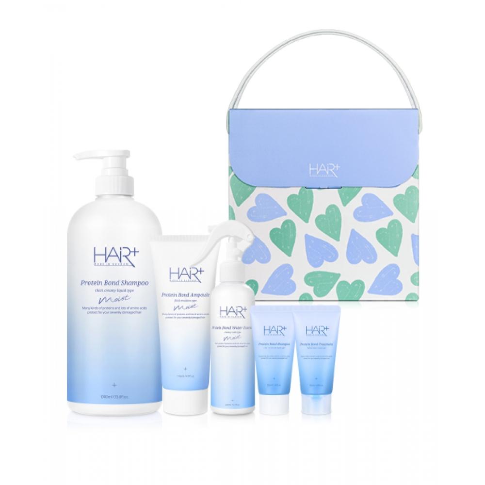 Hairplus Moisture Protein Shampoo Essence Hydrating Clinic Gift Set NONE