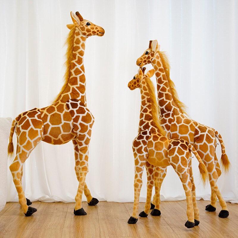 

Realistic Giraffe and Sika Deer Plush Toy - Popular Simulation Stuffed Animal 36cm 180g