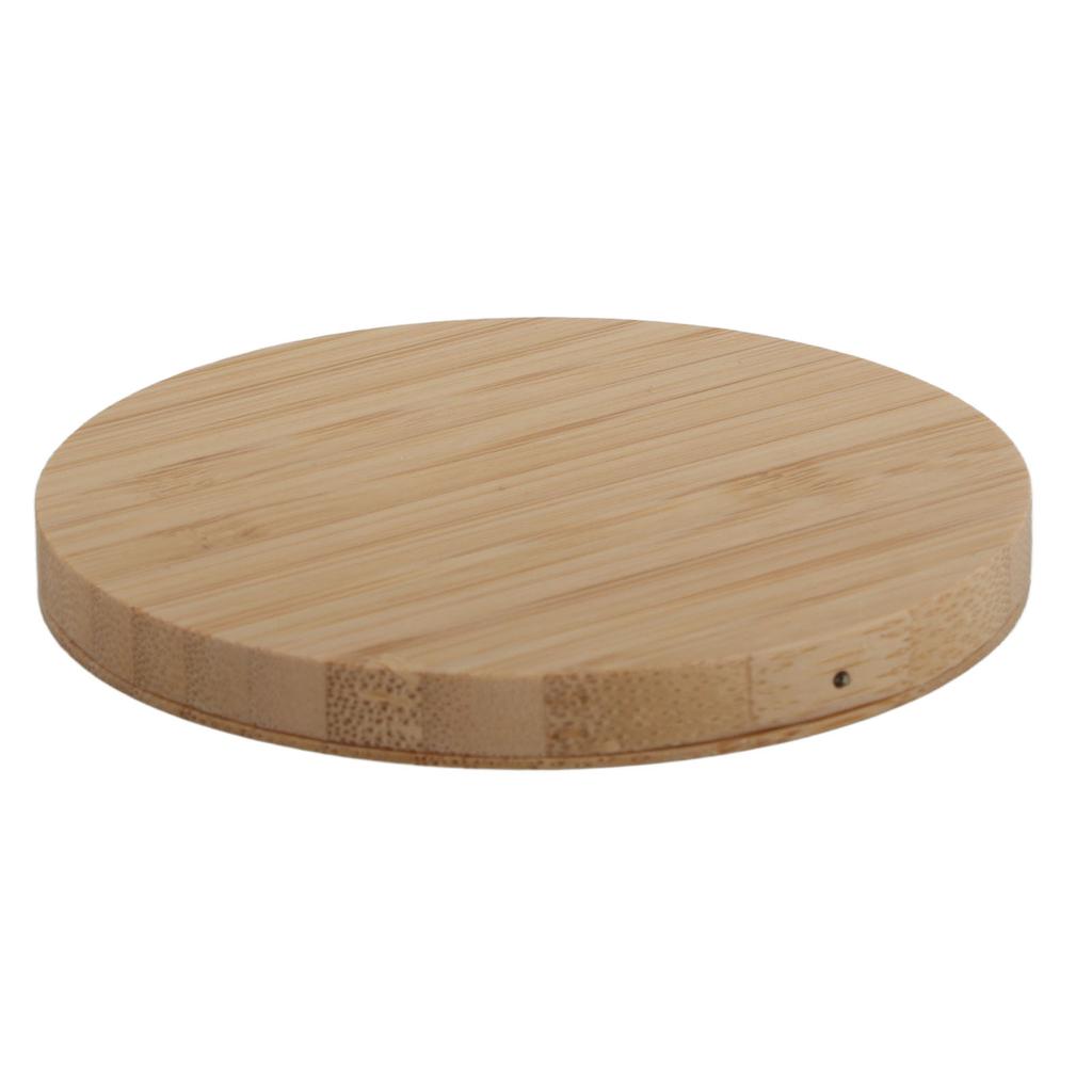 Wireless Charger 15W Power 8MM Transmission 5V3A 9V2A 12V1.5A Output 5W 7.5W 10W 15W Input Fast Bamboo Charging Station