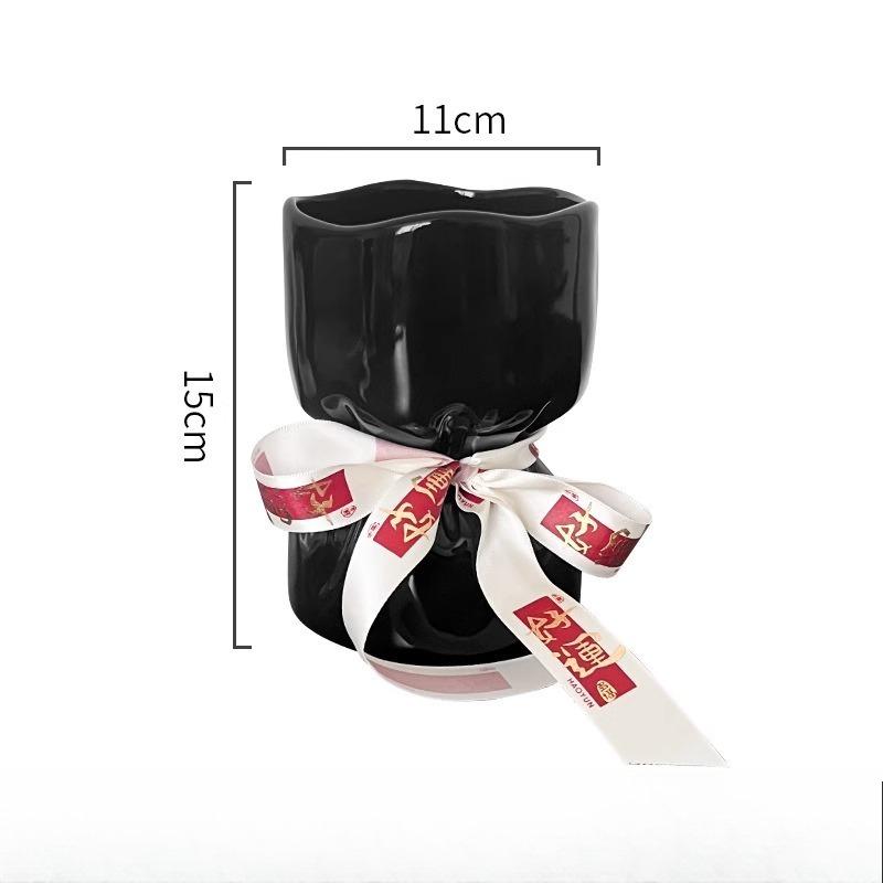 

Emotional Stability Ceramic Vase Luxury Living Room Decor Flower Arrangement Retro Home Decor