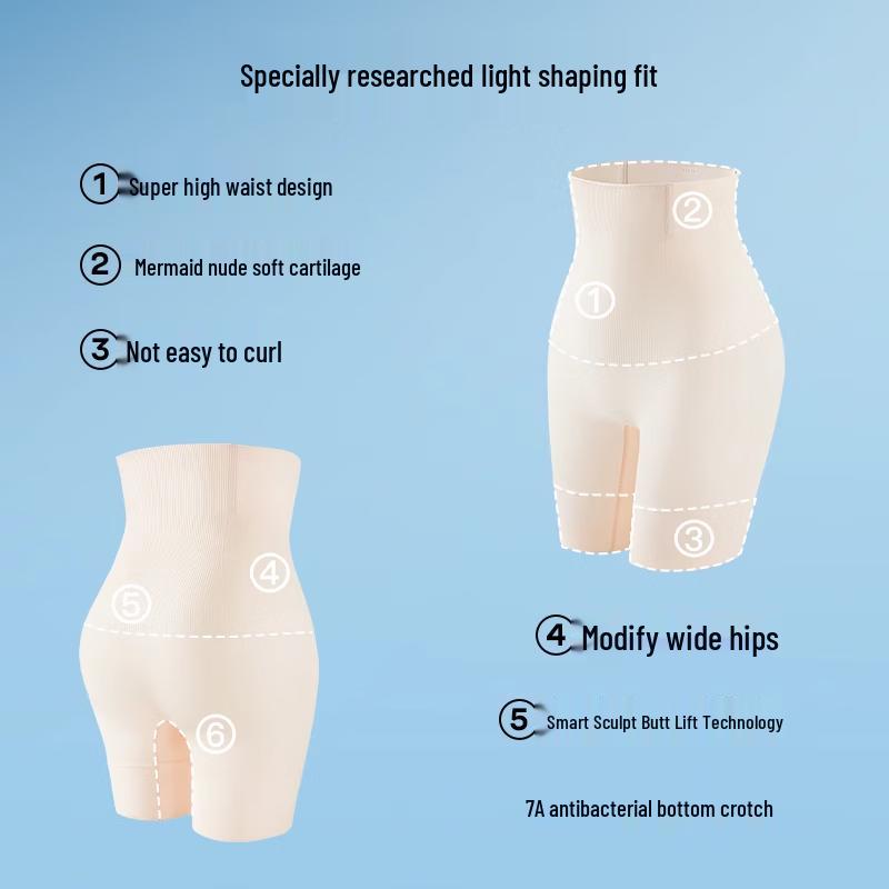 SIINSIIN 6.0 Seamless Tummy Control & Hip Lift Shaper Shorts