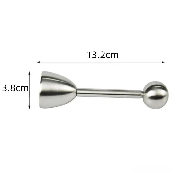 Egg Opener Stainless Steel Egg Opener Shell Opener Fancy Eggshell Cutting Knocker Creative Glutinous Rice Egg Knife Artifact