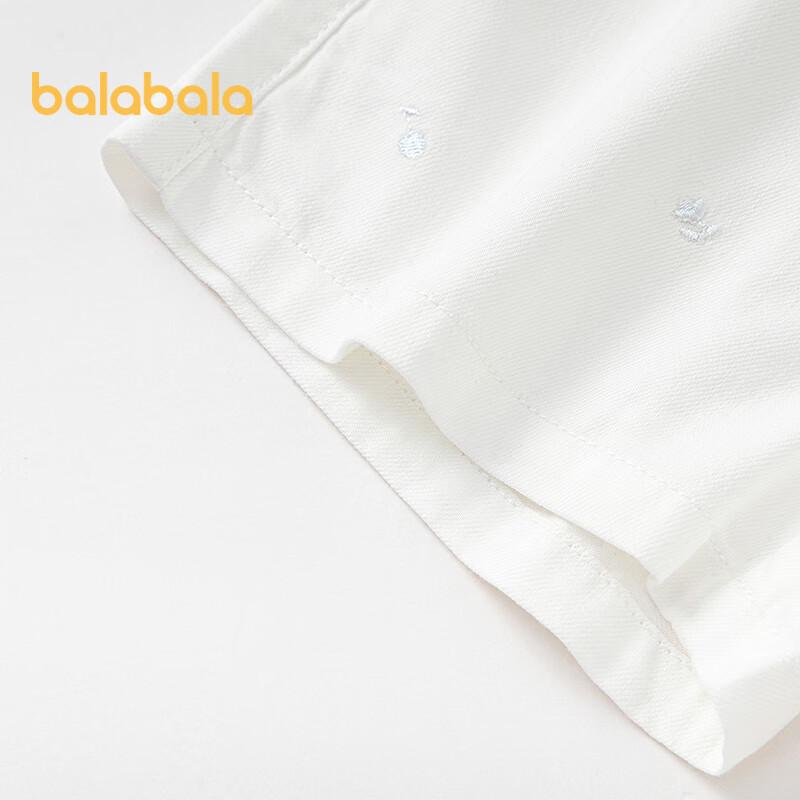 Balabala Girls' Summer Cooling Antibacterial Denim Shorts