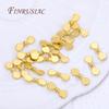 10/20Pcs 18K Gold Plated Decorative Beads,Spacers For Bead,Metal Separator Beads,Jewelry Making Supplies,Bracelets Accessories