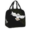 Pattern Insulated Lunch Box for Women Warm Cooler Thermal  Bag Kids School Children Food Picnic Container Tote