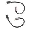 MMCX to 2 Pin 0.78mm Adapter Cable Plugging Unplugging Resistant Earphone Adapter Cable for AS10