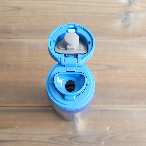 Tiger Sahara Mug Stainless Steel Water Bottle, 500ml, One-Touch, Lightweight, Sky Blue, MCX-A501AK