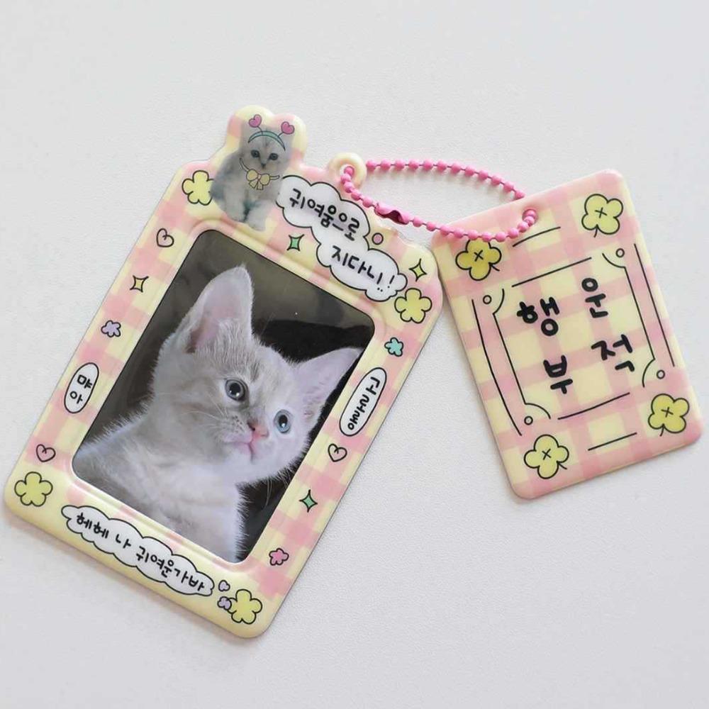 

3 Inch Kpop Photocard Holder Kawaii Design Bus Card Holders Idol Album Photo Card Sleeves Collectible Y2K Style