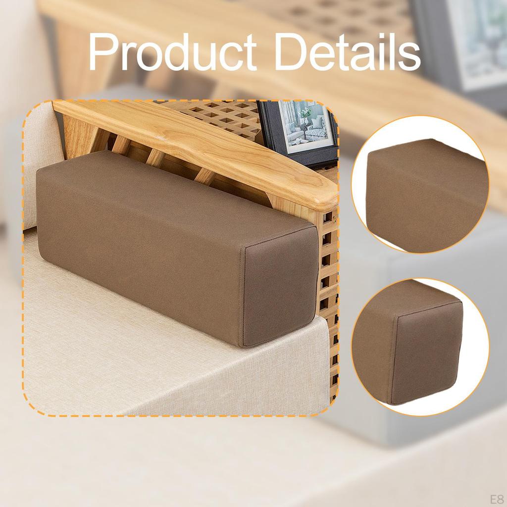Arm Rest Pillow Armrest Versatile with Removable Washable Pillowcase Pad Cushion for Couch Home