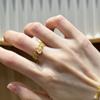 Flower Vintage Open Rings Exquisite Chinese Style Rings Fashion Enamel Finger Rings  Hanfu