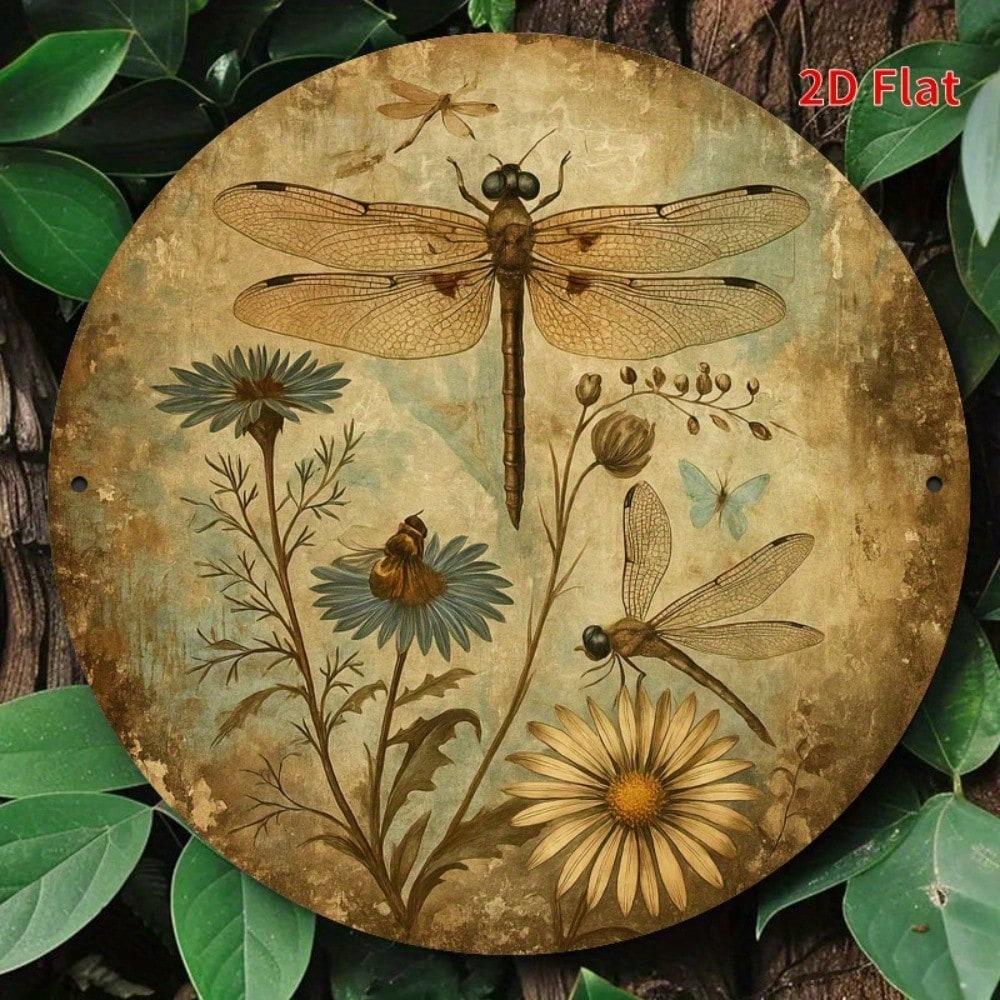 

Vintage Metal Tin Sign, 2D Wall Art Home Decor