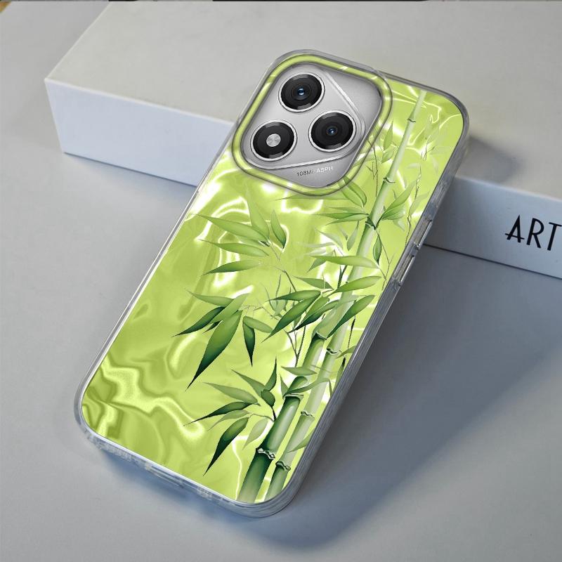 Bamboo Leaf Flower Women Case For Honor 400 Pro X9c Magic7 6 5 200 Lite Smart X9a X8a X8b X8c X7c X6 X8 90 70 Bumper Funda Cover