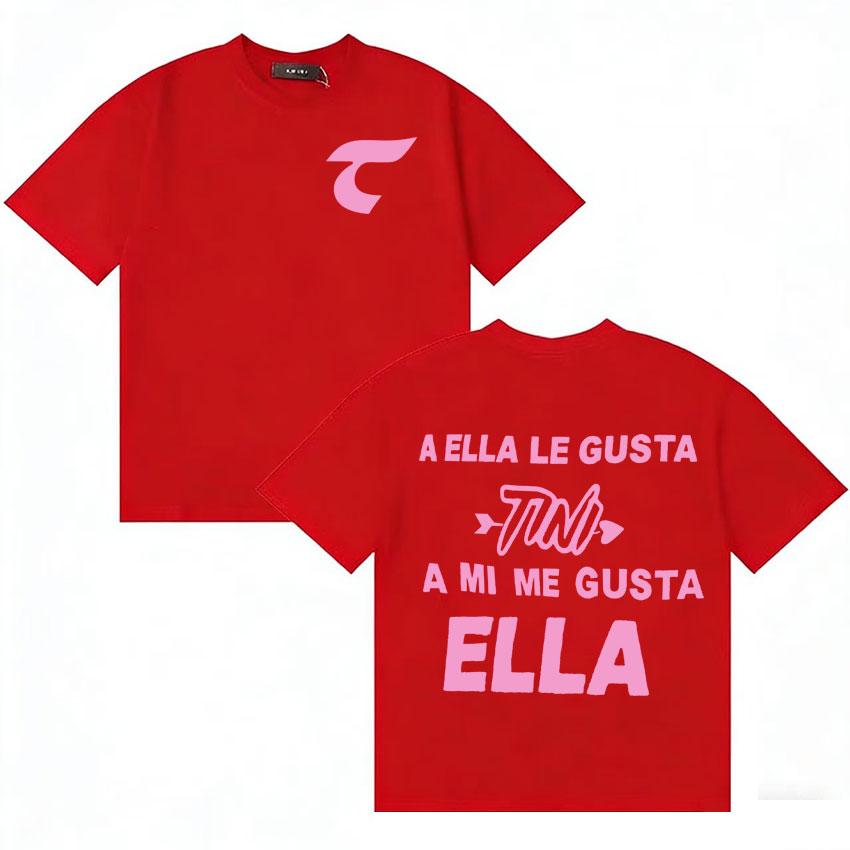 

Singer TINI Futtura 2026 Album Graphics Tshirts Unisex Women Aesthetic Summer Short Sleeve Gothic Cotton Oversized Tees Fteenagers S