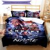 3pcs Custom Name Cartoon Michael Myers Bedding Set Duvet Cover Closure Includes 1 Duvet Cover & 2 Pillowcases for All Seasons Bedroom Decor