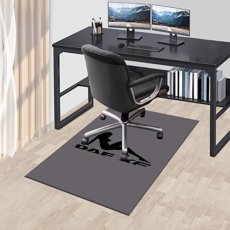 1 Stück DAF XF Home Office, Strapazierfähige Polyester-Fußmatte mit Einfacher, Bürodekoration, Urbaner Stil, Rutschfeste Rückseite